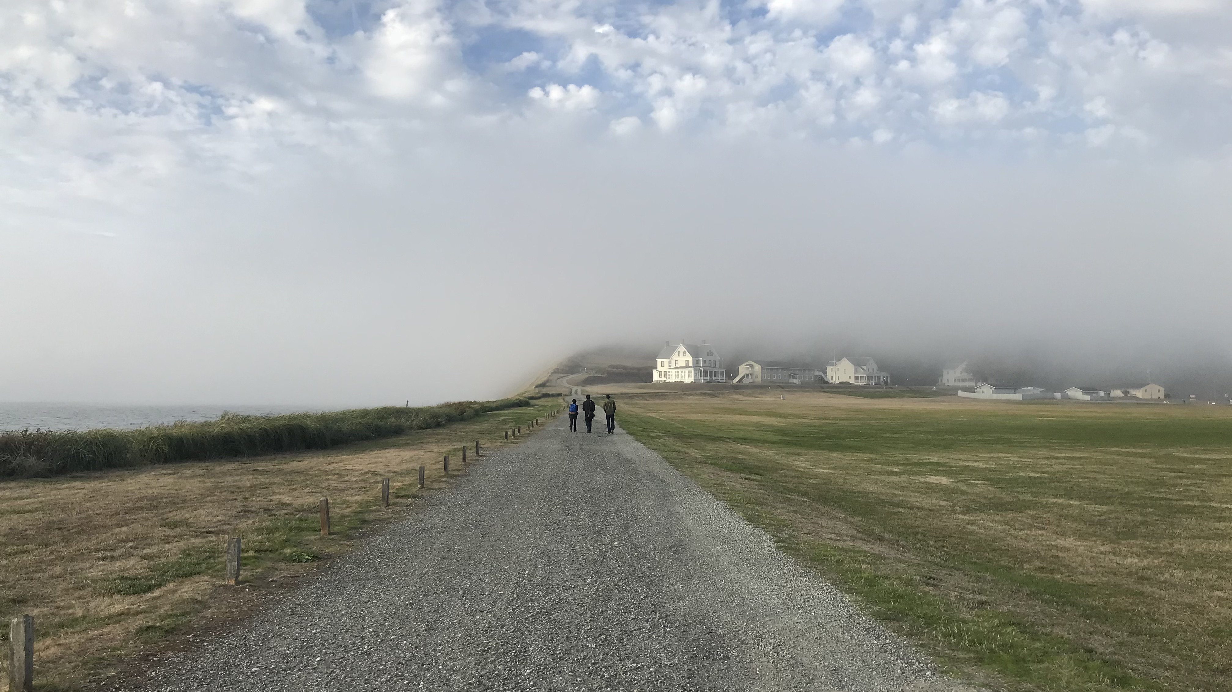 Walking at Camp Casey in 2017